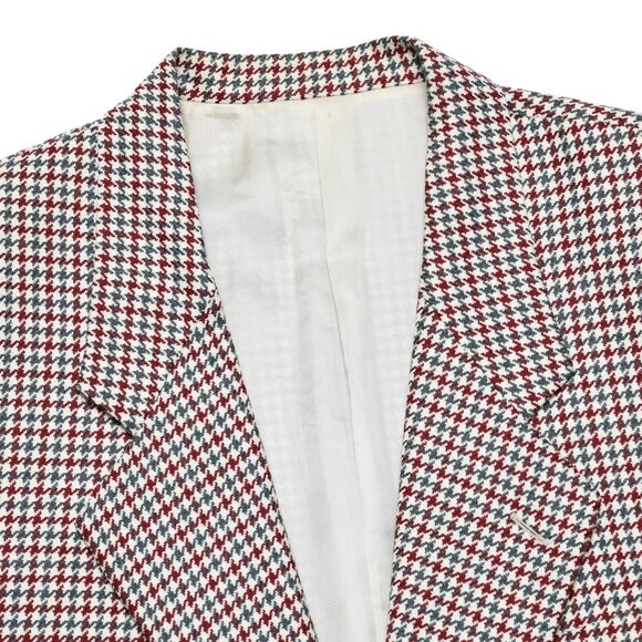 Corneliani (Italy) 80s, Double-Knit Jacquard, High-Twist Yarn - Picture 4 of 10